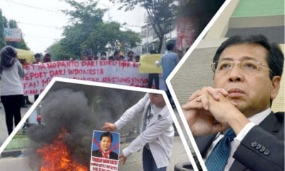 Desak Novanto Mundur - Mahasiswa Medan Dipuji Netizen