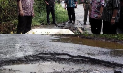 Bupati Wonosobo, Tinjau Jalan Magelang, Silentho Yang Rusak Parah 43 jalan raya amblas