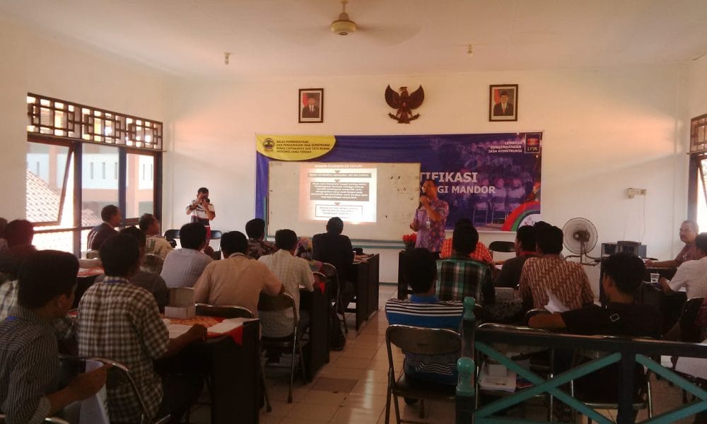 Gapensi Kota Pekalongan Selenggarakan Pelatihan Ketrampilan Mandor 50 pelatihan