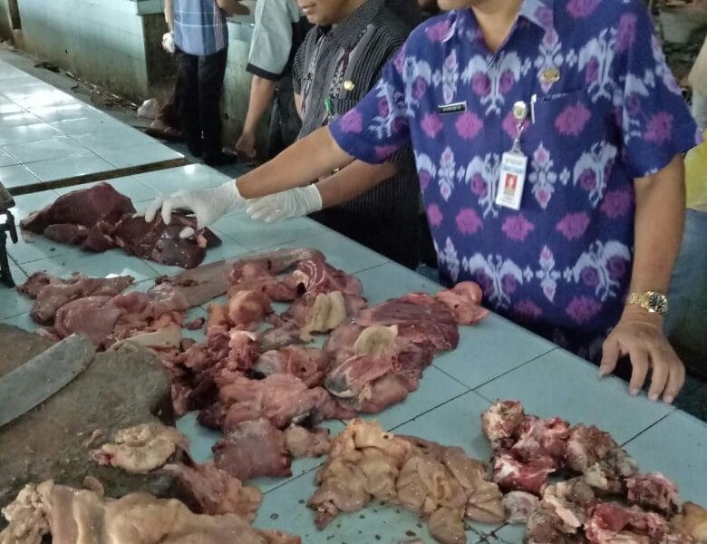 Kajen, Gelar Sidak Daging Tidak "ASUH" 50 daging