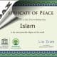 Islam dapat Certificate of Peace dari Unesco Ternyata HOAX 52 Islam dapat Certificate of Peace dari Unesco Ternyata HOAX