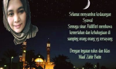 Keluarga Besar Azizah Mds Malaysia, Mengucapkan Minal Aidin Wal Faizin 45 hr