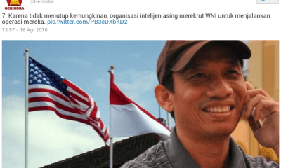 Menjawab Tuduhan Sistemik Gerindra Archandra Mungkin Intelijen Asing