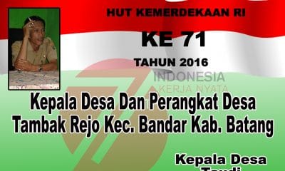 Mengucapkan Selamat HUT Kemerdekaan RI Ke 71 55 OKE