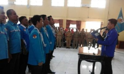 “Kisruh Telah Berahir” Hendri Kisinjer Sebagai Ketua KNPI BU 56 gambar pelantikan KNPI BU
