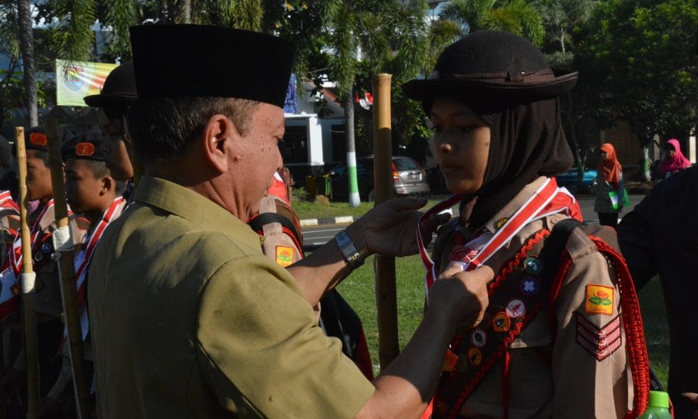 Kontingen Jamnas Kwarcab Batang Dilepas Wakil Bupati 41 pramuka 2