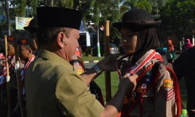 Kontingen Jamnas Kwarcab Batang Dilepas Wakil Bupati 42 pramuka 2
