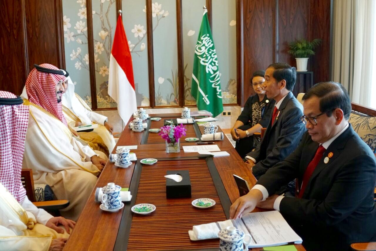 Bertemu Presiden Jokowi, Pangeran Mohammed bin Salman Sampaikan Keinginan Saudi lakukan Mega Investasi ke Indonesia 41 ARAB SAUDI