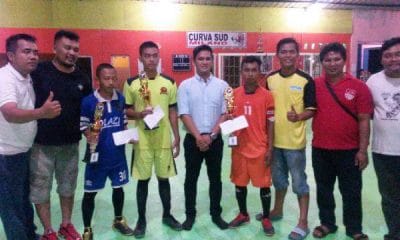 Ketua Pemuda DPW Partai Perindo Bengkulu Tutupi Kegiatan Seleksi Pemain Futsal BU 43 acara penutupan futsal