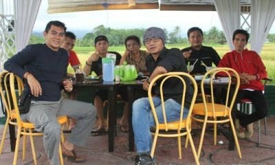 Asik...Malam Minggu Kasat Reskrim Ajak Wartawan Media Online Makan Bareng 45 di sawah resto