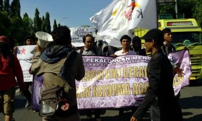 Aliansi Mahasiswa Gelar Aksi Hari Tani 45 gugatn