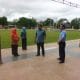 Saat Bupati Tinjau Lokasi HUT Kota ARMA,Toilet Di Tribun Sangat Kotor Dan Berbau Pesing 47 bupati sidak ke lokasi HUT arma