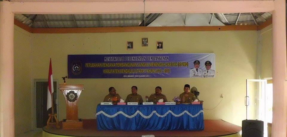 Bupati BU,Buka Musrenbang Perubahan RPJMD 2016-2021 41 musrembang