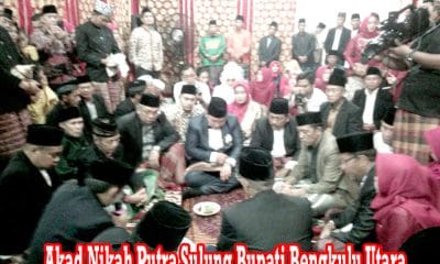 akad Nikah putra Sulung Bupati