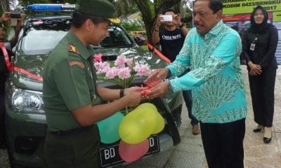 Penyerahan Mobil Operasional Dandim 0423