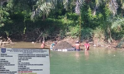 Proyek Irigasi Air Lais Desa Taba Baru Terindikasi Korupsi