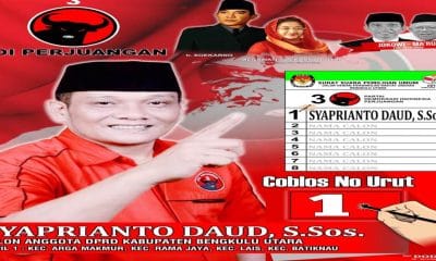 Pileg 2019, Syaprianto Daud Kembali Nyaleg