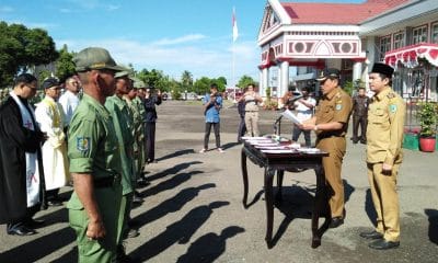 Bupati Lantik Satlinmas Bengkulu Utara