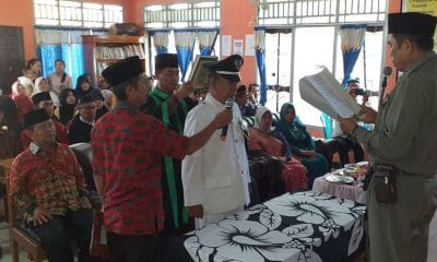 Foto Pelantikan PJS Kades Lubuk Sahung, garudacitizen.com