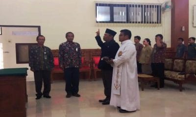 Pelantikan Panitera muda pidana PN Curup