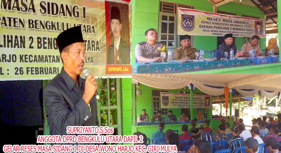 Reses Masa Sidang Pertama 2019, Supriyanto Serap Aspirasi Masyarakat