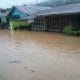 Sejumlah Rumah Warga Desa Suka Marga, Kecamatan Amen, Kabupaten Lebong, Dilanda Banjir.