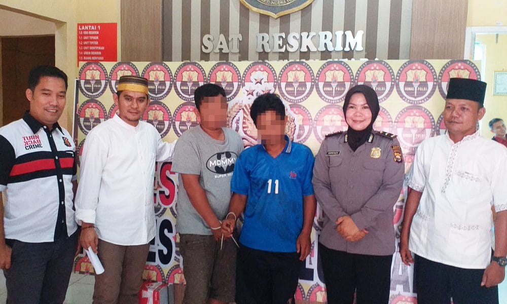 Polres Bengkulu Utara Amankan 2 Jambret di Jalan workshop