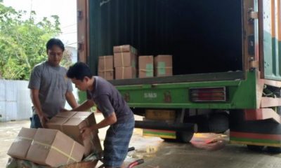 Sebanyak 1.623 Koli Surat Suara Tiba di KPU Bengkulu Utara