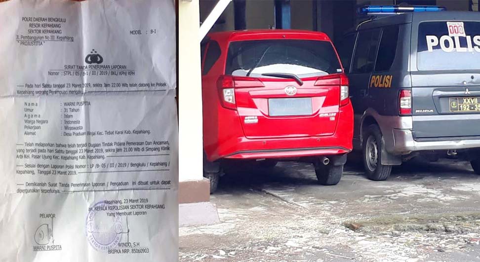 Rampas Mobil di Kepahiang, Debt Collector Dilaporkan ke Polisi