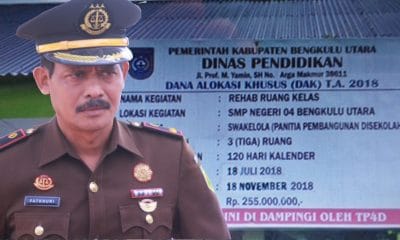 Jaksa Lidik Dugaan Korupsi DAK Pendidikan Bengkulu Utara 54 Jaksa Lidik Dugaan Korupsi DAK Pendidikan Bengkulu Utara Tahun 2018