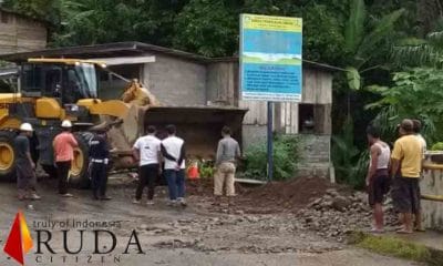 Berkat Perusahaan Swasta, Jembatan Arah Unit Sudah Bisa Dilewati