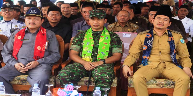 Wabup Bengkulu Utara Buka Launching TNI Manunggal KB Kesehatan