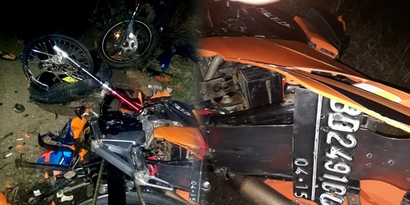 Tabrakan Motor di Tanjung Agung Palik, 2 Orang Meninggal