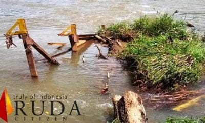 Kerangka Jembatan Desa Taba Kelintang Dijual Kiloan Secara Gelap