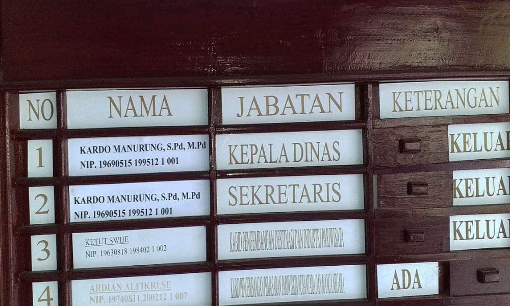 Kardo Manurung diduga Rangkap Jabatan