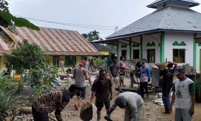 Warga Tegal Rejo Gotong-Royong Bangun Parkiran Mushollah