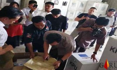 KPU Bengkulu Utara Bongkar Kotak Suara Pemilu 2019