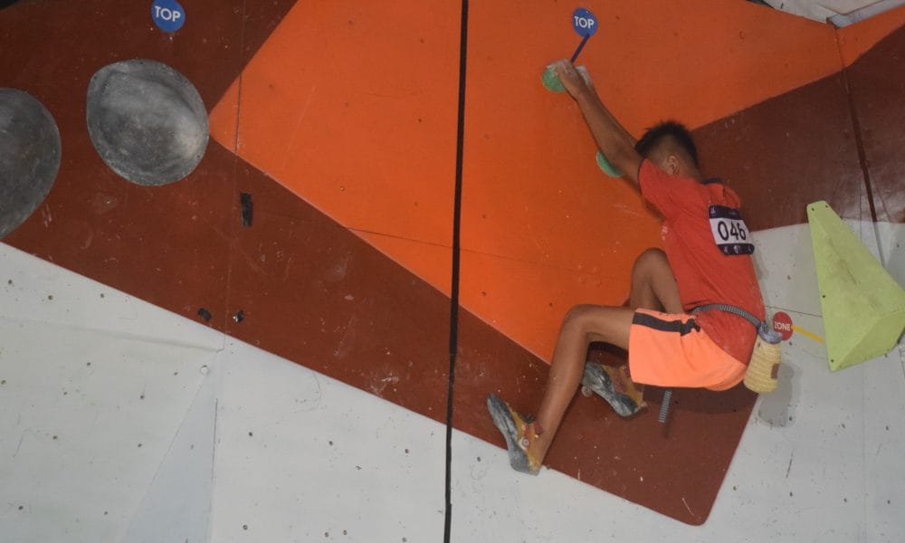 Panjat Tebing - Peserta asal Kepahiang di kualifikasi Youth Putra KCC 2019