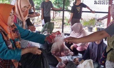 Pemkab Bengkulu Utara Bagikan Daging Kurban 3 Ekor Sapi
