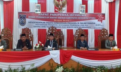 DPRD Bengkulu Utara Gelar Paripurna Istimewa Dengar Pidato Presiden