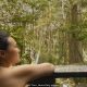 Beautiful Asian Woman Nude in Onsen (Hot Tub)