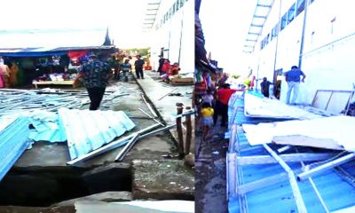 Diduga Konstruksi Tak Beres, Tanpa Sebab Gedung Pasar KTM Ambruk