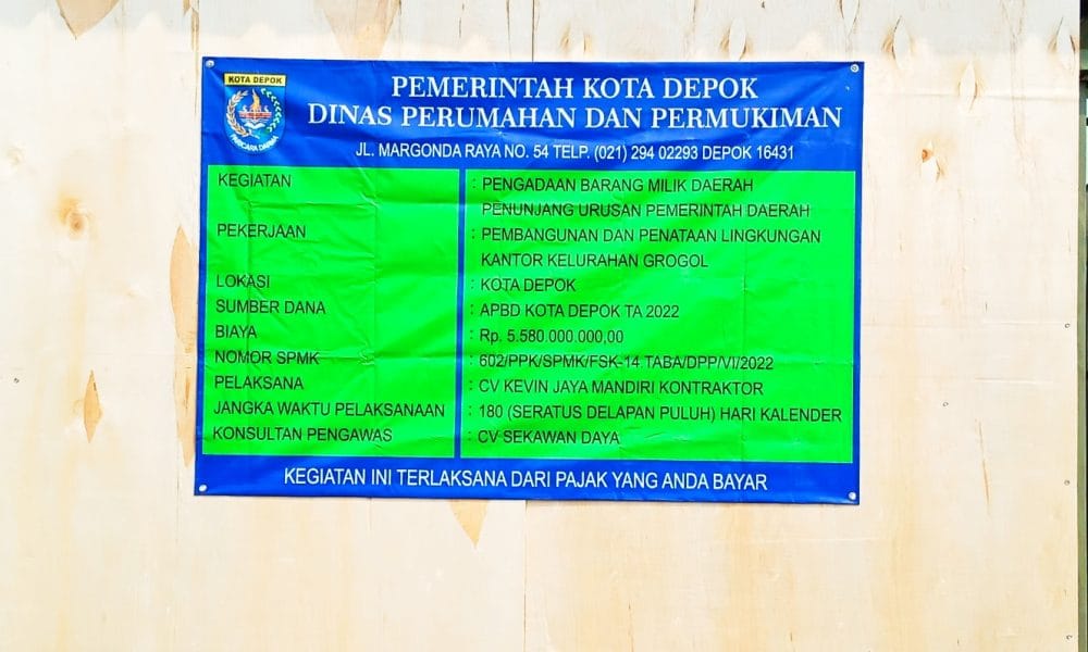 Kantor Kelurahan Grogol Depok Memasuki Tahap Pembangunan 53 IMG 20220708 104937