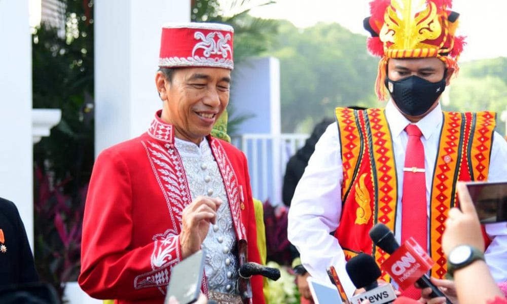 Presiden Jokowi Kenakan Baju Adat Buton pada HUT ke 77 Kemerdekaan RI
