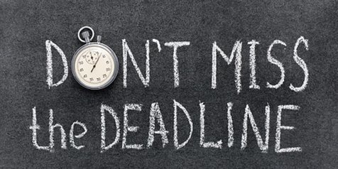 Perbedaan Deadline dan Dateline di Sebuah Kalimat 43 Perbedaan Deadline dan Dateline