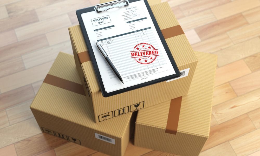 data apa saja yang terdapat dalam formulir pengiriman barang