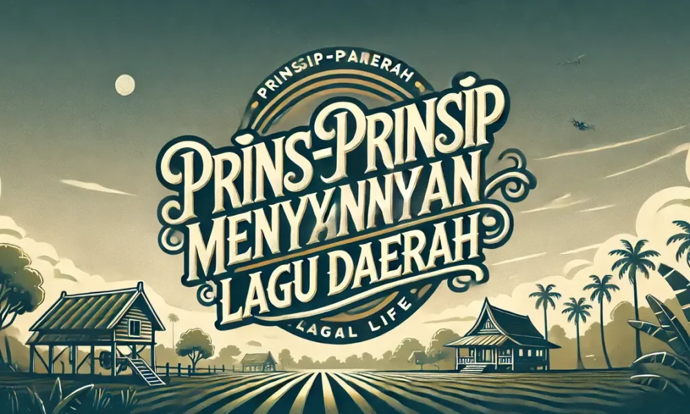 prinsip- prinsip menyanyikan lagu daerah
